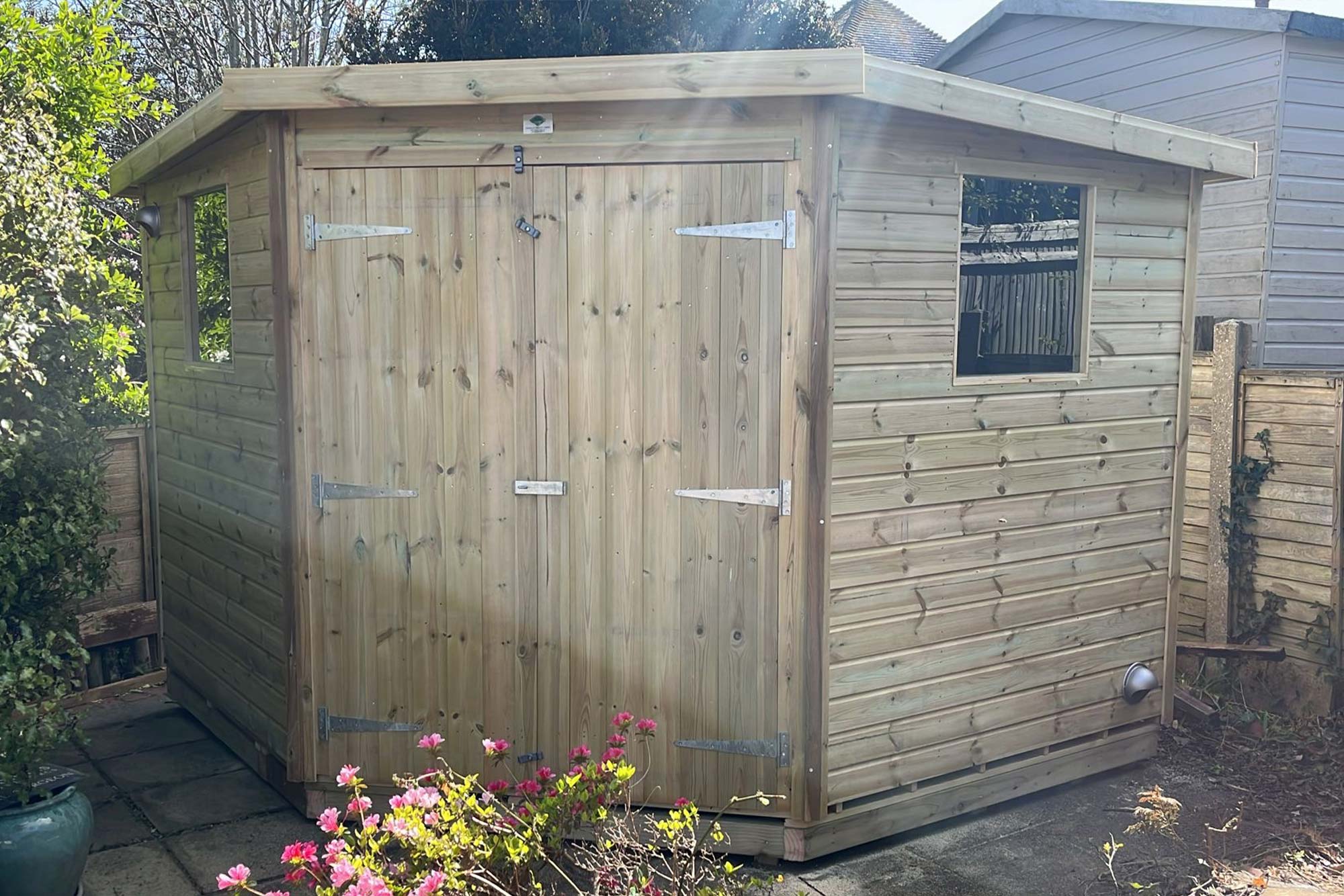 Corner Pent Shed Corner Pent Shed